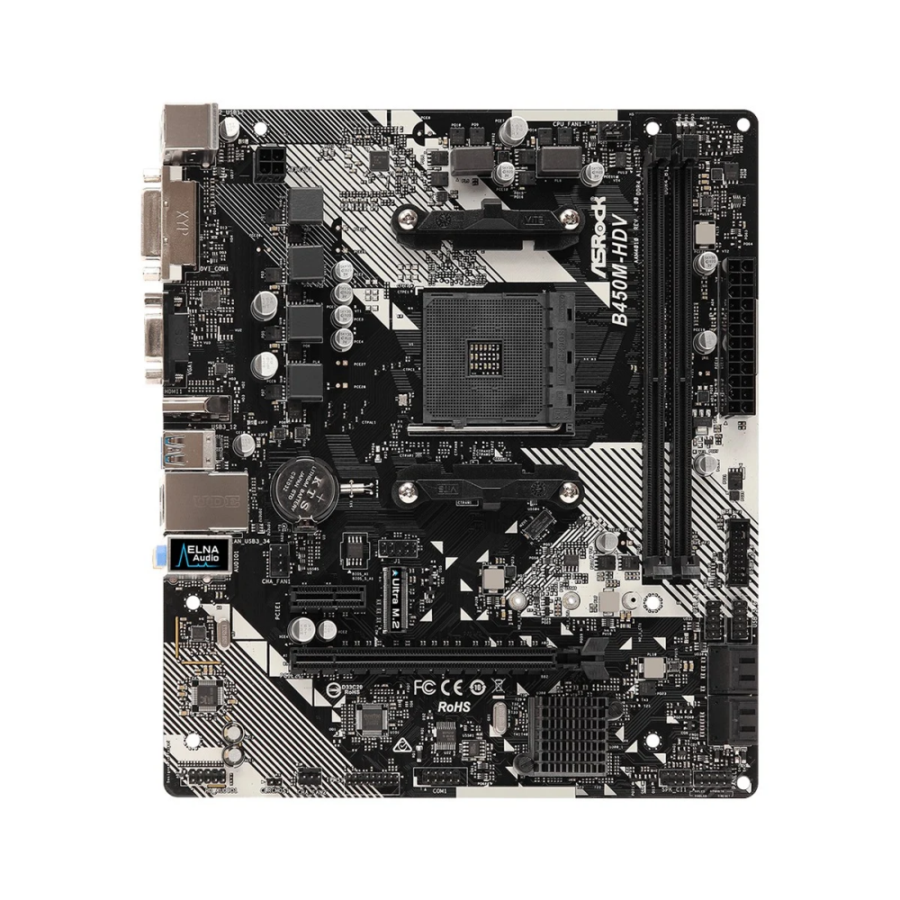 Pamatplate ASRock B450M-HDV R4.0