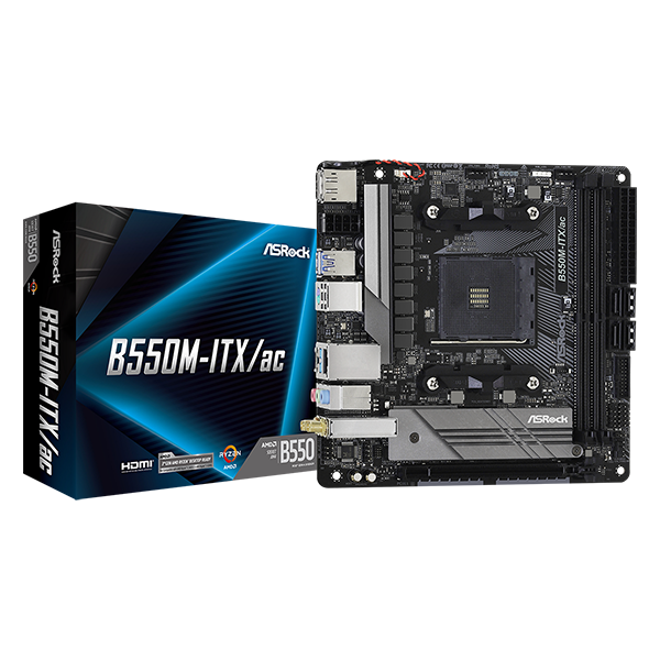 Pamatplate ASRock B550M-ITX/AC