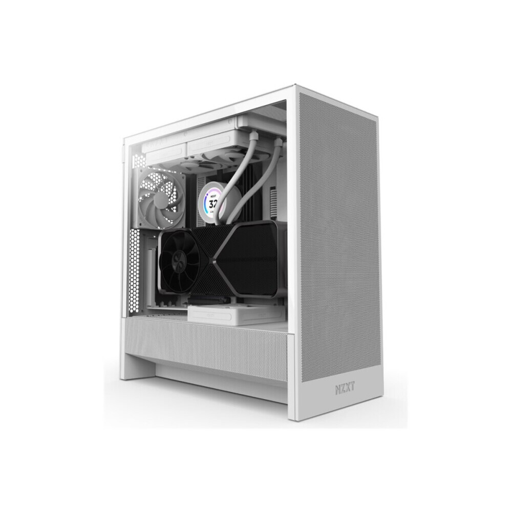 Datoru korpuss NZXT H5 Flow midi tower white (CC-H52FW-01)