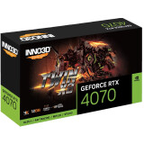 Videokarte Inno3D Geforce RTX 4070 TWIN X2 12 GB GDDR6X DLSS 3 (N40702-126X-185252N)