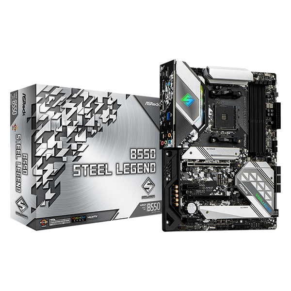 Pamatplate ASRock B550 Steel Legend (90-MXBDF0-A0UAYZ)