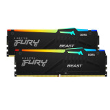 Operatīvā atmiņa KINGSTON Fury Beast 16GB DDR5 6000MHz CL30 KIT of 2x8GB (KF560C30BBEAK2-16)