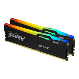 Operatīvā atmiņa KINGSTON Fury Beast 64GB DDR5 6000MHz CL30 KIT of 2x32GB (KF560C30BBAK2-64)