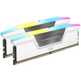 Operatīvā atmiņa Corsair Vengeance RGB White 32GB DDR5 6000MHz CL30 KIT of 2x16GB (CMH32GX5M2B6000C30W)