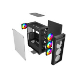 Datoru korpuss Gembird Case Fornax K700 Midi Tower Black (CCC-FC-K700)