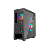 Datoru korpuss Gembird Case Fornax K700 Midi Tower Black (CCC-FC-K700)