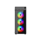 Datoru korpuss Gembird Case Fornax K700 Midi Tower Black (CCC-FC-K700)