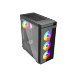 Datoru korpuss Gembird Case Fornax K700 Midi Tower Black (CCC-FC-K700)