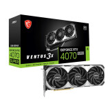 Videokarte MSI GeForce RTX 4070 SUPER VENTUS 3X OC 12GB GDDR6X (4070 SUPER 12G VENTUS 3X OC)