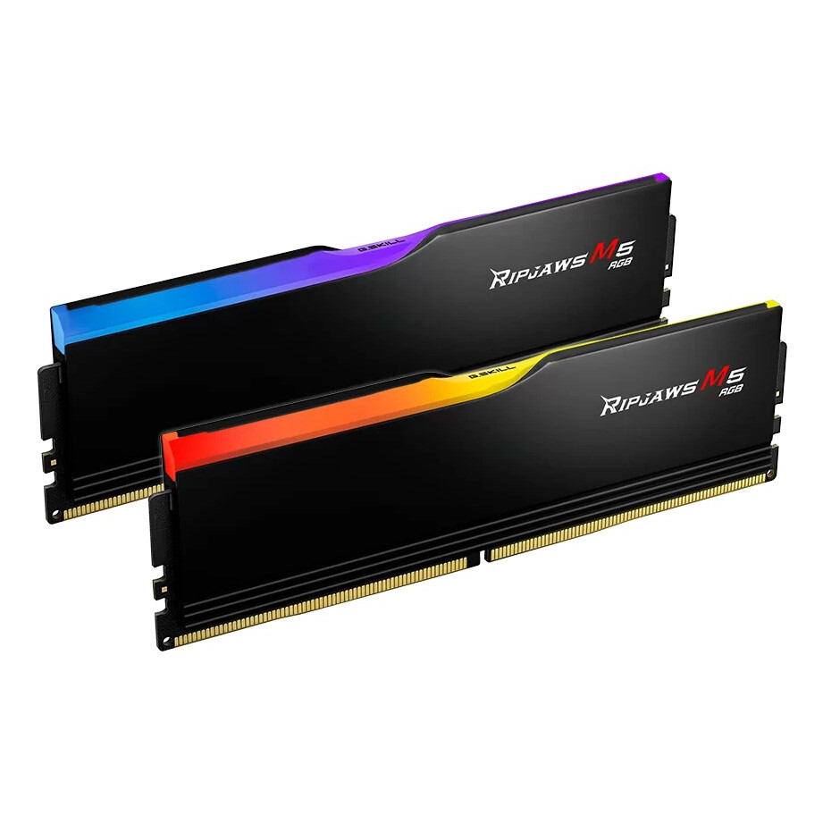 Operatīvā atmiņa G.Skill Ripjaws M5 RGB 96 GB DDR5 5200MHz CL40 KIT of 2x48GB (F5-5200J4040A48GX2-RM5RK)