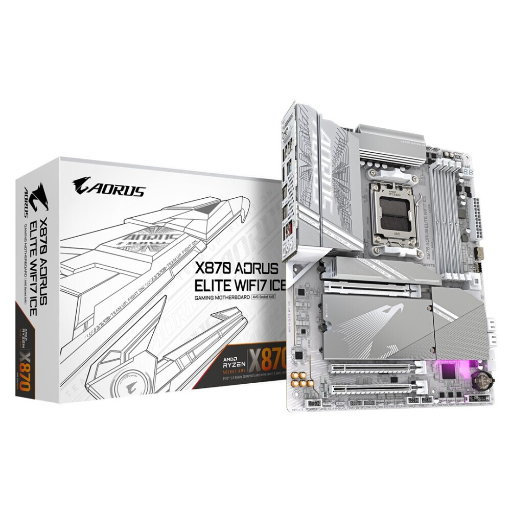 Pamatplate GIGABYTE X870 AORUS ELITE WIFI7 ICE (X870 AORUS ELITE WF7 ICE)