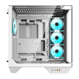 Datoru korpuss Darkflash DY470 Middle Tower white + 4 fans (DY470 White)