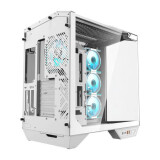 Datoru korpuss Darkflash DY470 Middle Tower white + 4 fans (DY470 White)