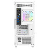 Datoru korpuss Darkflash Aigo E330M Middle Tower + 4 argb fans white (E330M White)