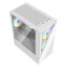 Datoru korpuss Darkflash Aigo E330M Middle Tower + 4 argb fans white (E330M White) - foto 4