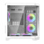 Datoru korpuss Darkflash FT350 Mini Tower + 5 aRGB fans white (FT350 White) - foto 2