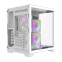 Datoru korpuss Darkflash FT350 Mini Tower + 5 aRGB fans white (FT350 White) - foto 4