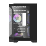 Datoru korpuss Darkflash FT418 Mini Tower + 6 aRGB fans black (FT418 Black)