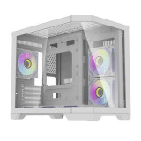 Datoru korpuss Darkflash FT418 Mini Tower + 6 aRGB fans white (FT418 White)