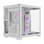 Datoru korpuss Darkflash FT418 Mini Tower + 6 aRGB fans white (FT418 White) - foto 6