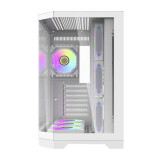 Datoru korpuss Darkflash FT418 PRO Middle Tower + 7 aRGB fans white (FT418 PRO White)