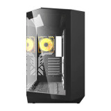 Datoru korpuss Darkflash DY470 black Middle Tower + 4 fans (DY470 Black)