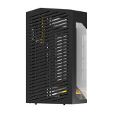 Datoru korpuss Darkflash DY470 black Middle Tower + 4 fans (DY470 Black)