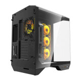 Datoru korpuss Darkflash DY470 black Middle Tower + 4 fans (DY470 Black)