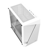 Datoru korpuss DarkFlash Aigo AL390 Middle Tower + RGB fan white (AL390 White)