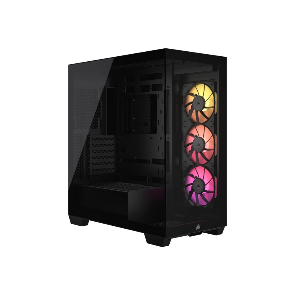 Datoru korpuss CORSAIR iCUE LINK 3500X Mid-Tower Black (CC-9011280-WW)