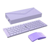 Tastatūra + pele Delux KF10 MF10PRO ENG Purple (KF10+MF10PRO PU)