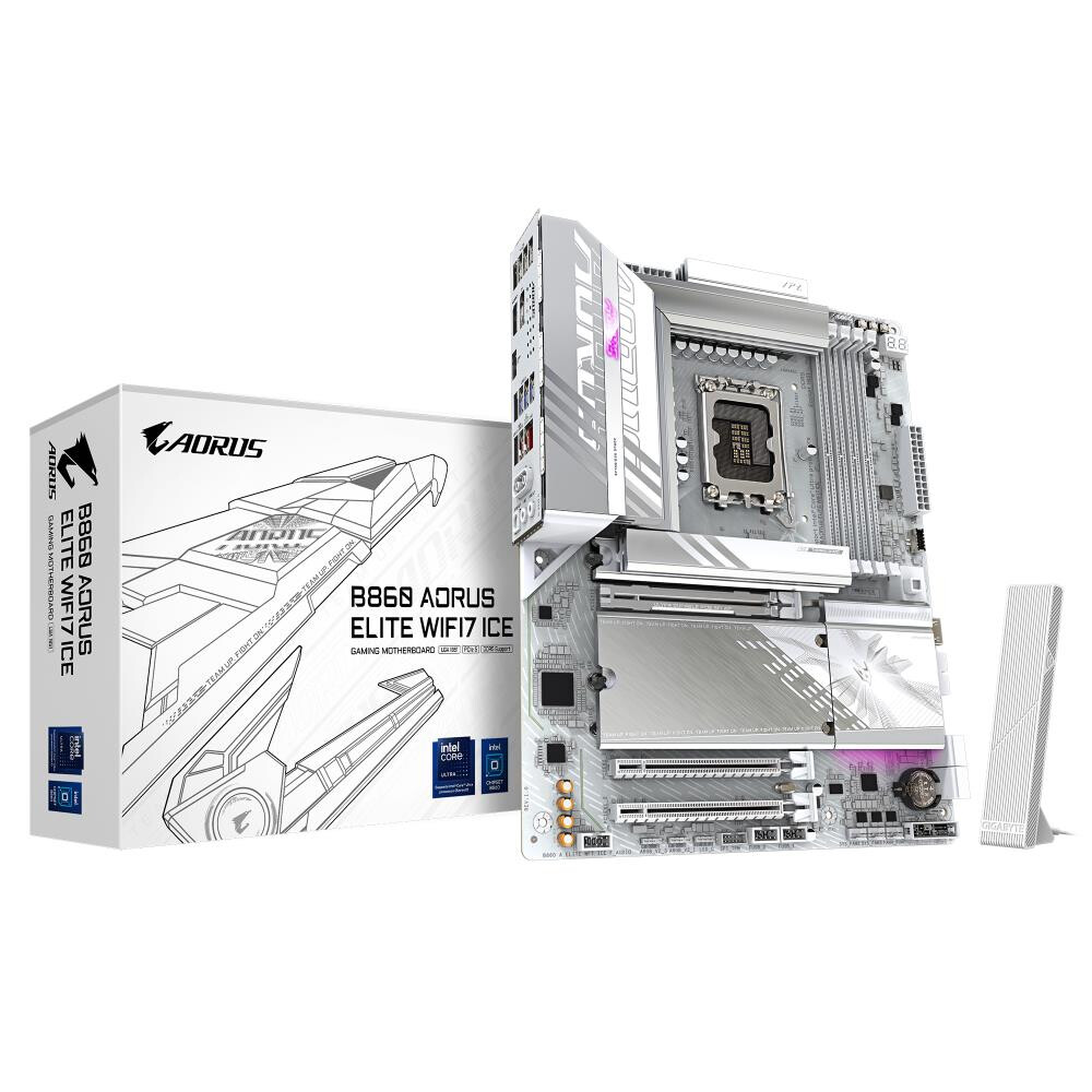 Pamatplate GIGABYTE B860 AORUS ELITE WIFI7 ICE (B860 A ELITE WF7 ICE 1.0)