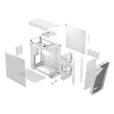 Datoru korpuss Fractal Design Torrent Compact Mid-Tower White (FD-C-TOR1C-05)