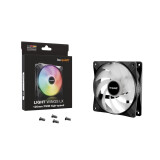 Korpusa dzesētājs be quiet! LIGHT WINGS LX 120mm PWM high-speed Black 1 pc(s) (BL123)