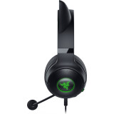 Austiņas Razer Kraken Kitty V2 black (RZ04-04730100-R3M1)