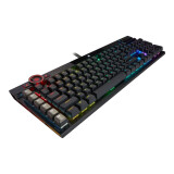 Tastatūra Corsair K100 RGB Optical Black/Red EN (CH-912A01A-NA)