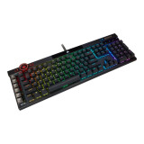 Tastatūra Corsair K100 RGB Optical Black/Red EN (CH-912A01A-NA)