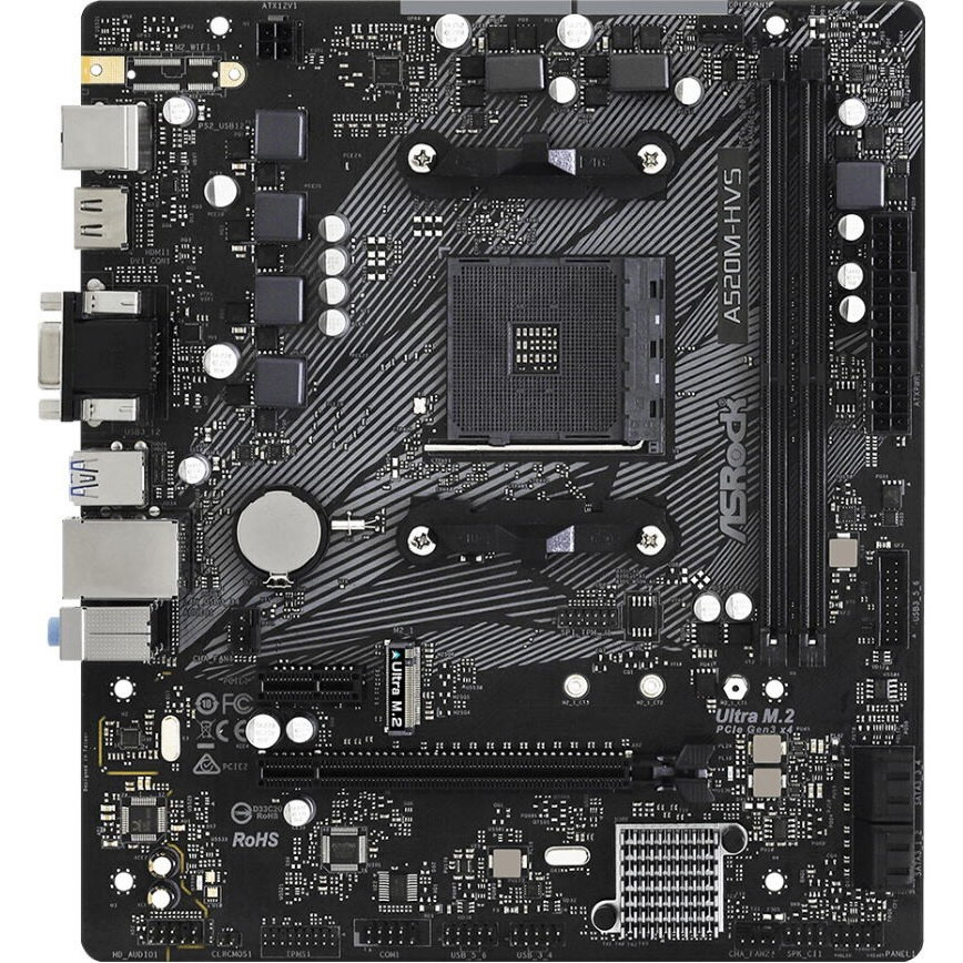 Pamatplate ASRock A520M-HVS (A520M-HVS)