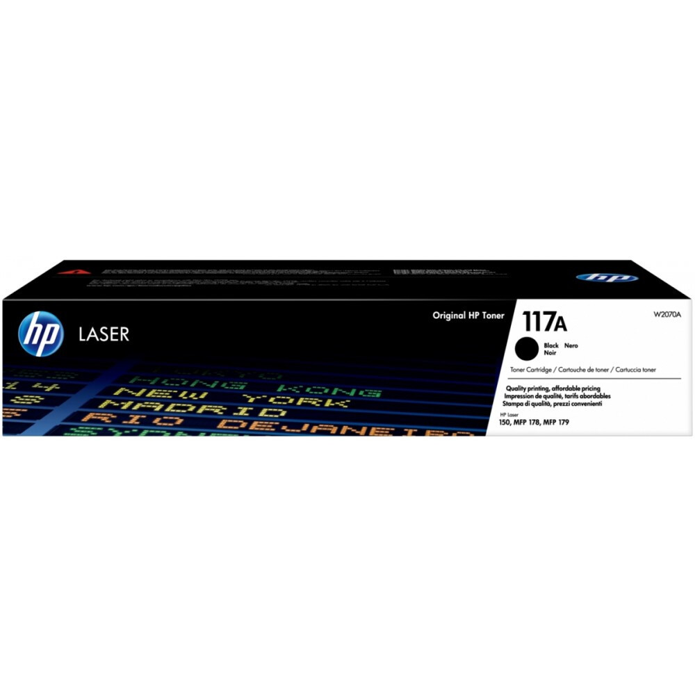 Kasetne HP 117A Laser Toner Cartridge 1000 pages Black (W2070A)