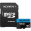 Memory card ADATA 128Gb MicroSD Premier + SD adapter (AUSDX128GUICL10A1-RA1)