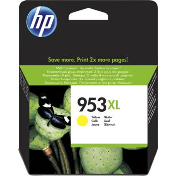 Kasetne HP 953 XL Ink Cartridge Yellow (F6U18AE/BGX)