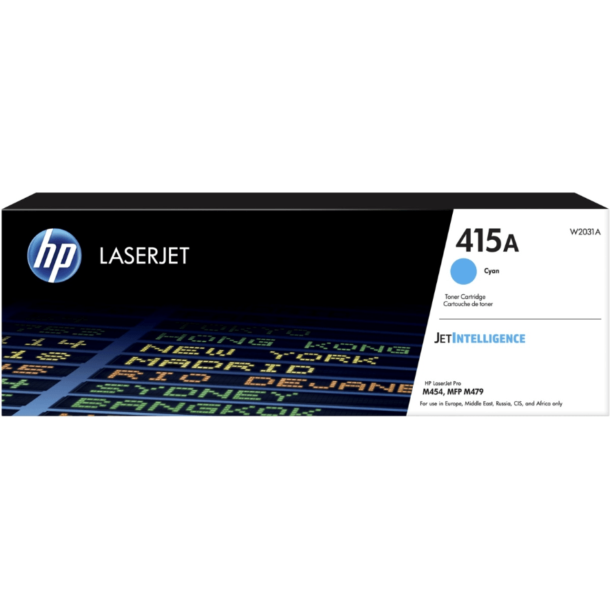 Kasetne HP 415A LaserJet Toner Cartridge Cyan (W2031A)