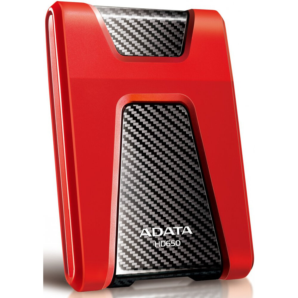 Ārējie cietie diski un SSD 1Tb ADATA HD650 Red (AHD650-1TU31-CRD)