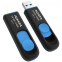 USB zibatmiņa ADATA 64Gb UV128 Black/Blue (AUV128-64G-RBE)