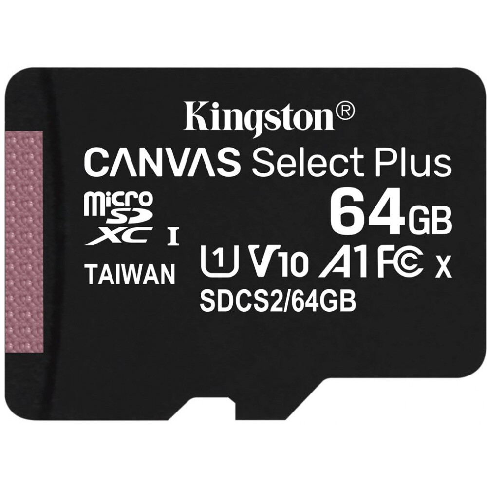 Memory card Kingston MicroSD 64Gb Canvas Select Plus (SDCS2/64GBSP)