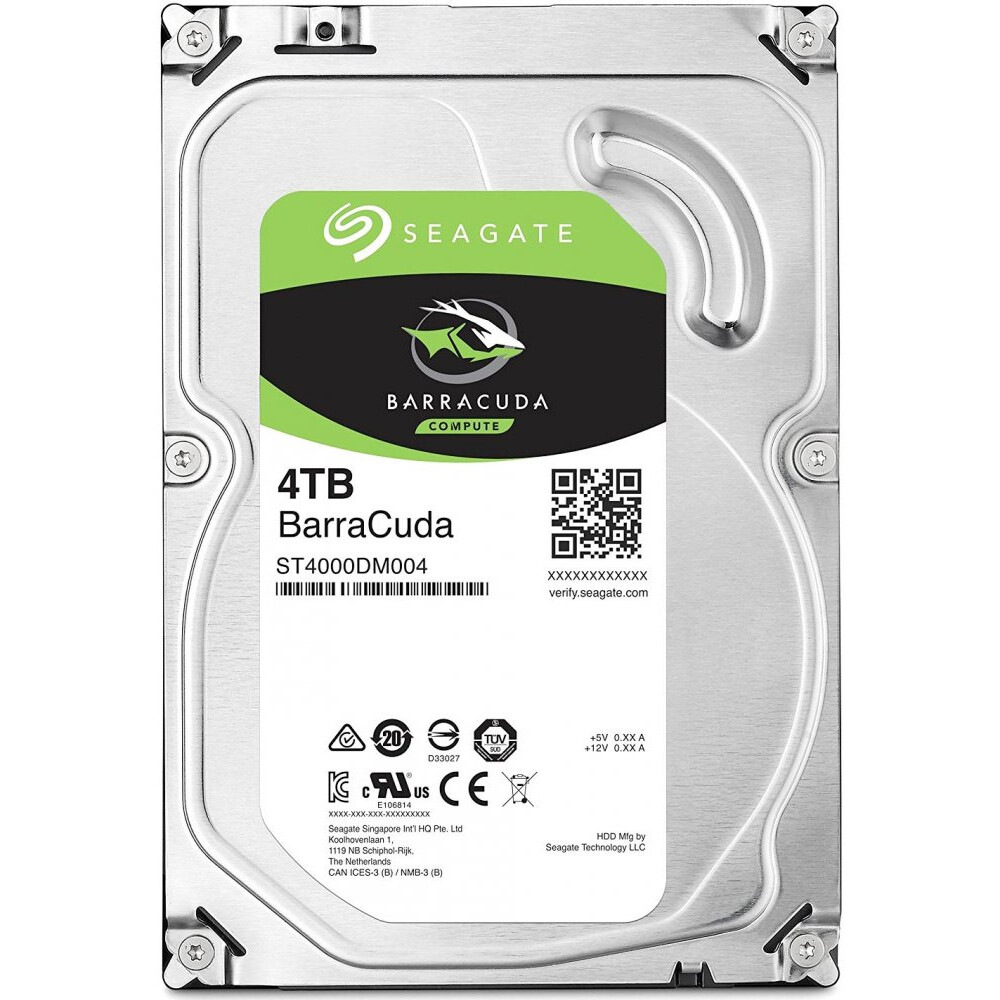 Cietais disks Seagate Barracuda 4Tb SATA-III (ST4000DM004)