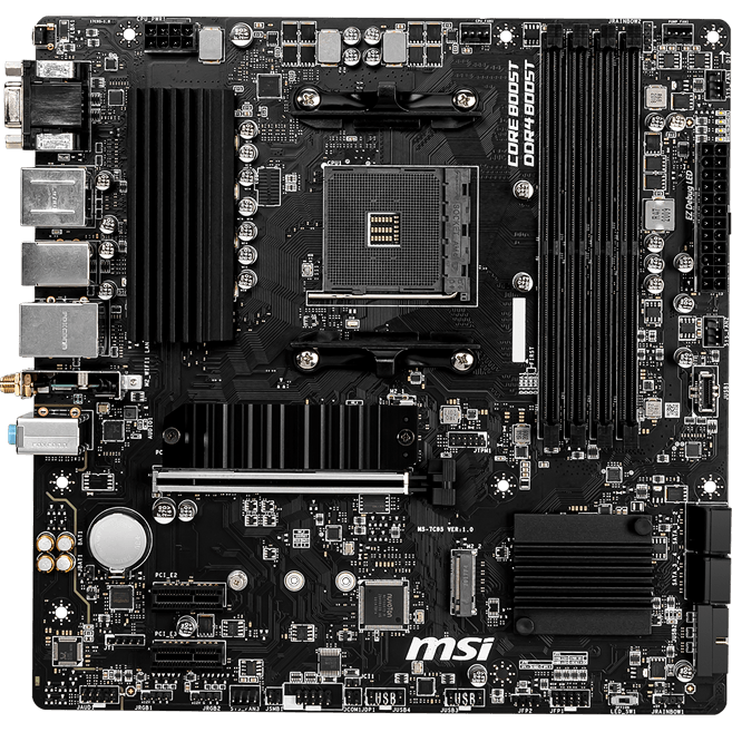 Pamatplate MSI B550M PRO-VDH WIFI