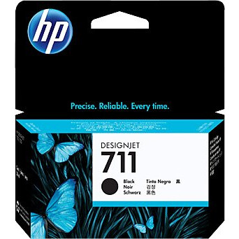 Kasetne HP 711 ink 38 ml DJ T120 520 Black (CZ129A)