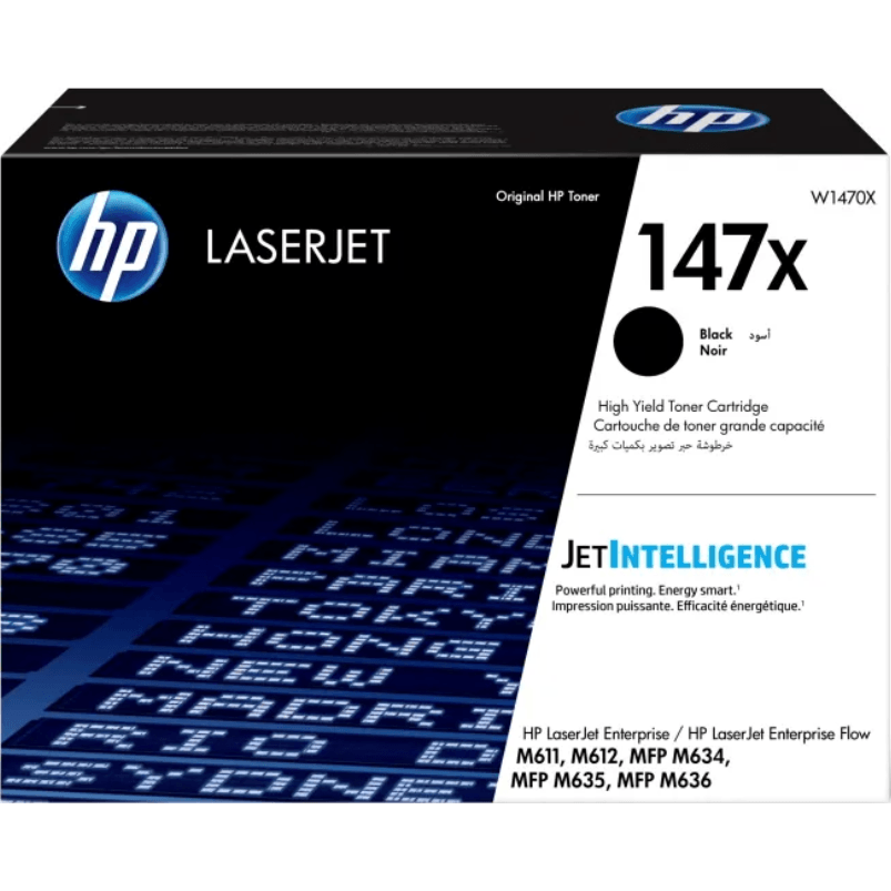 Kasetne HP 147X LaserJet Toner Cartridge Black (W1470X)