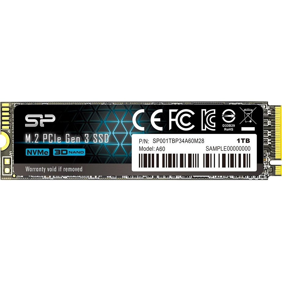 SSD 1Tb Silicon Power A60 (SP001TBP34A60M28)